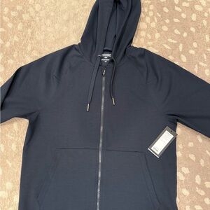 RHONE DreamState Full Zip Hoodie Men's True Navy Zip Up Hoodie